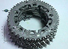 Powder alloy gear plate